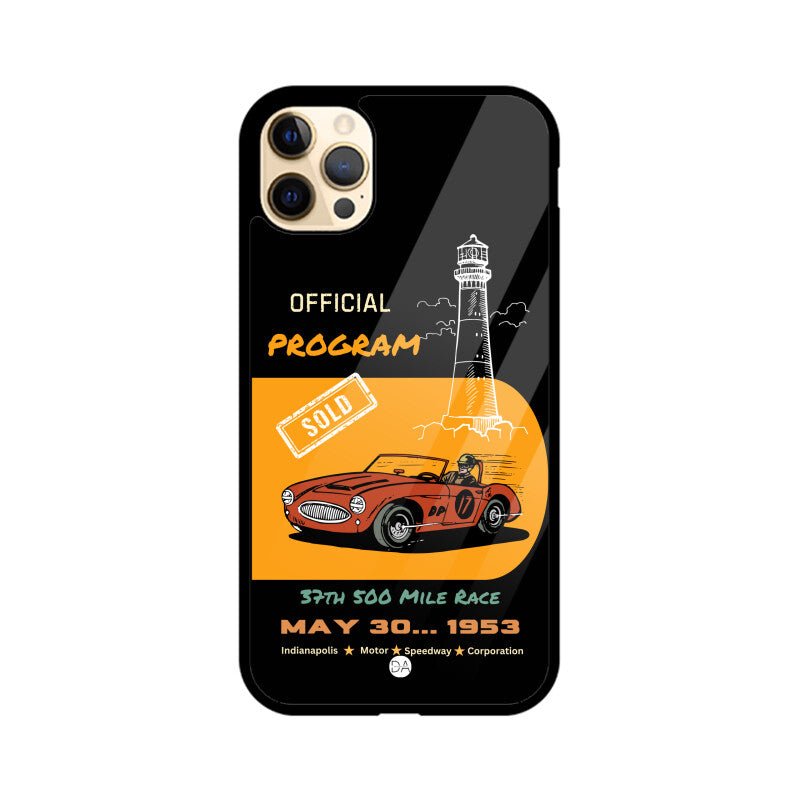 Vintage Car- Black Design Case For iPhone