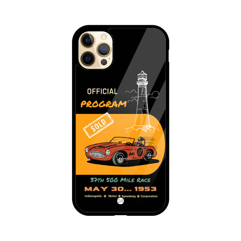 Vintage Car- Black Design Case For iPhone