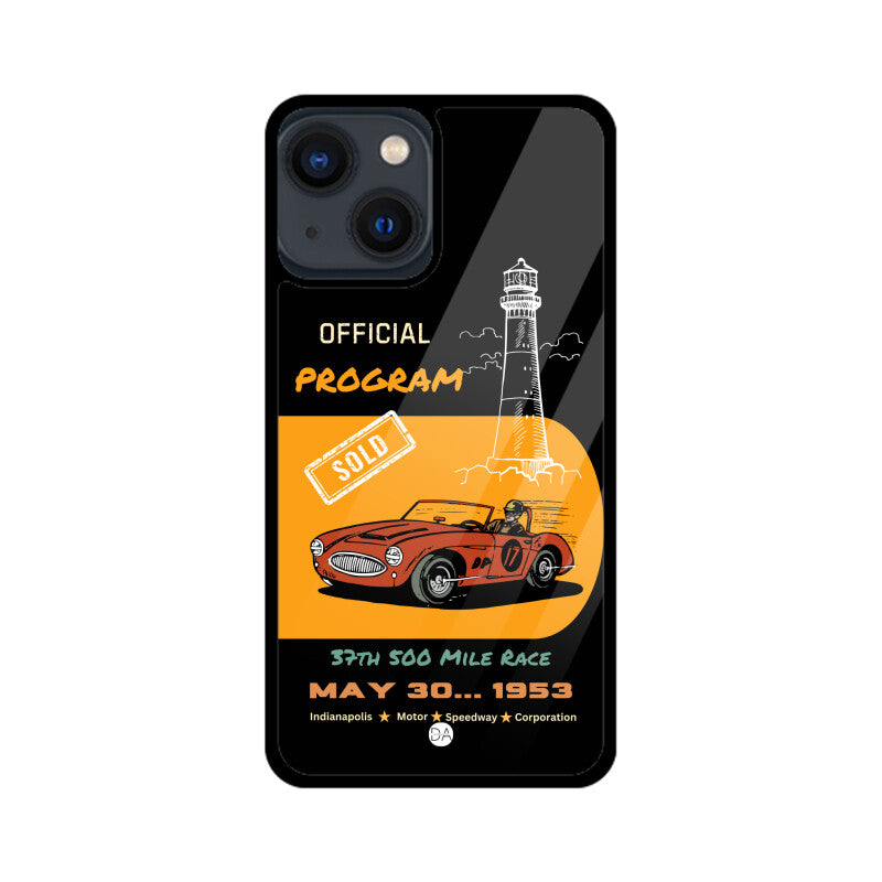 Vintage Car- Black Design Case For iPhone