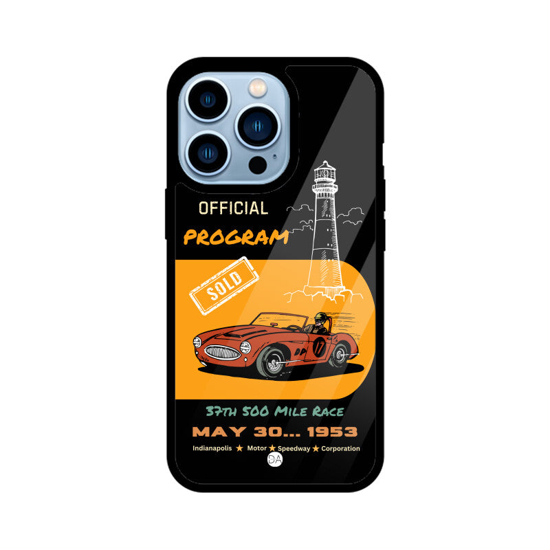 Vintage Car- Black Design Case For iPhone