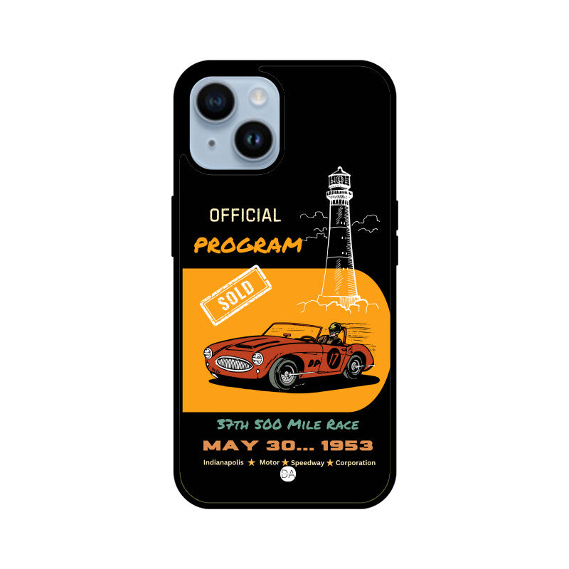 Vintage Car- Black Design Case For iPhone