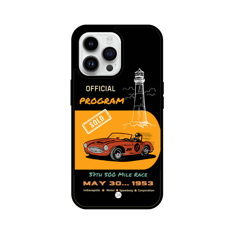 Vintage Car- Black Design Case For iPhone