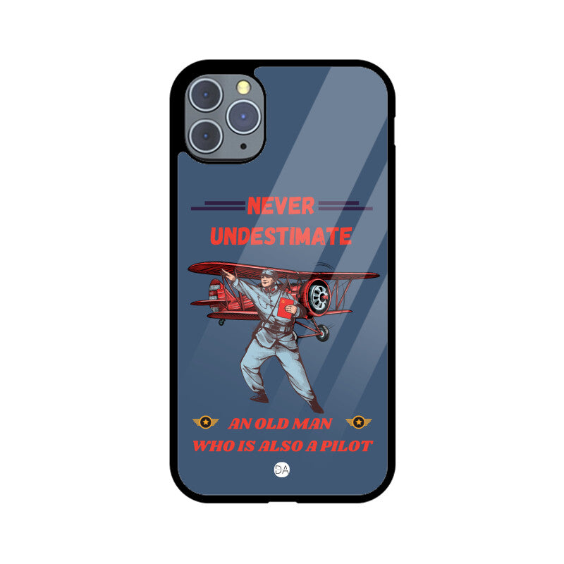 Biplane Pastel Blue Design Case  Cover For iPhone | Dhukeri Arts