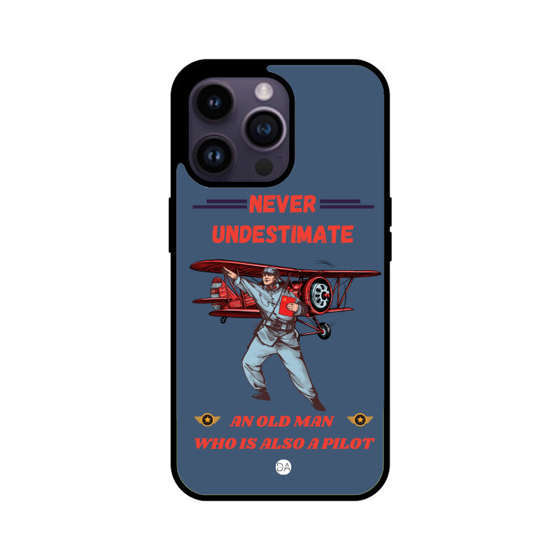 Biplane Pastel Blue Design Case  Cover For iPhone | Dhukeri Arts