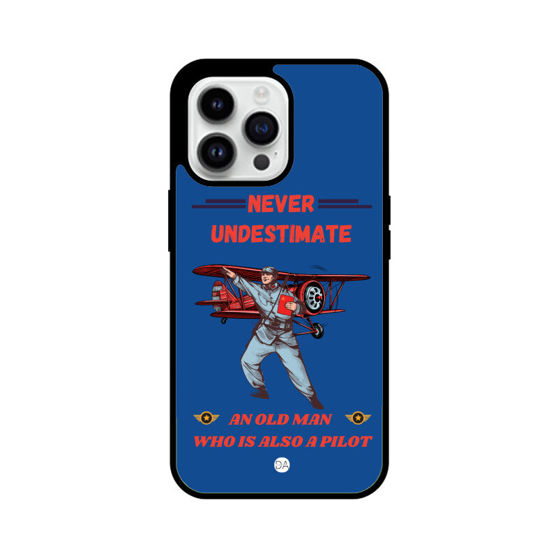 Biplane Midnight Blue Design Case Cover For iPhone