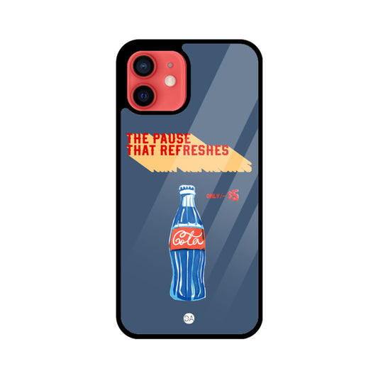 Cola Blue Design Case Cover For iPhone | Dhukeri Arts