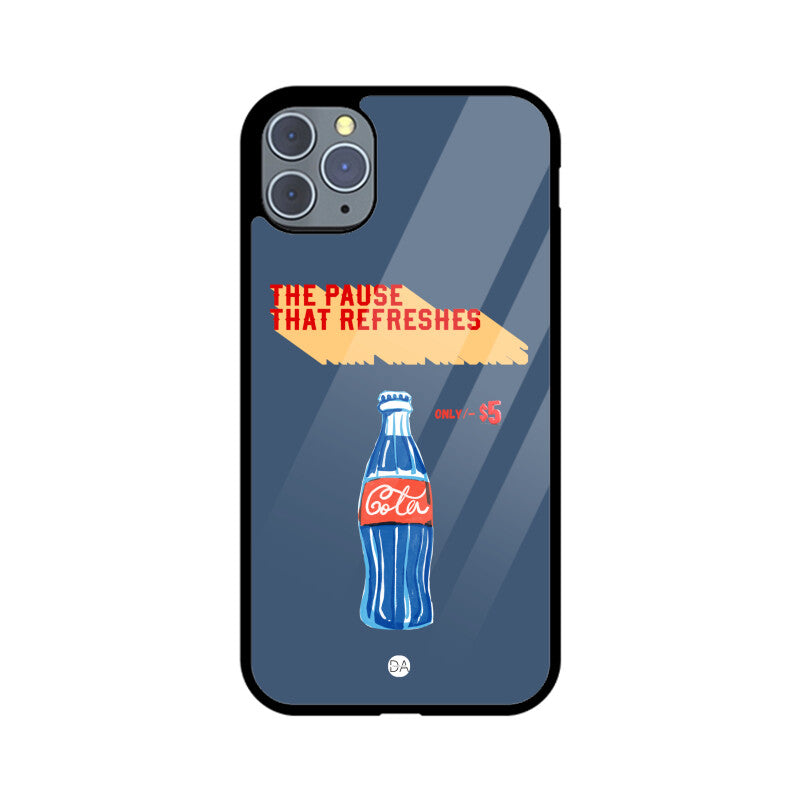 Cola Blue Design Case Cover For iPhone | Dhukeri Arts