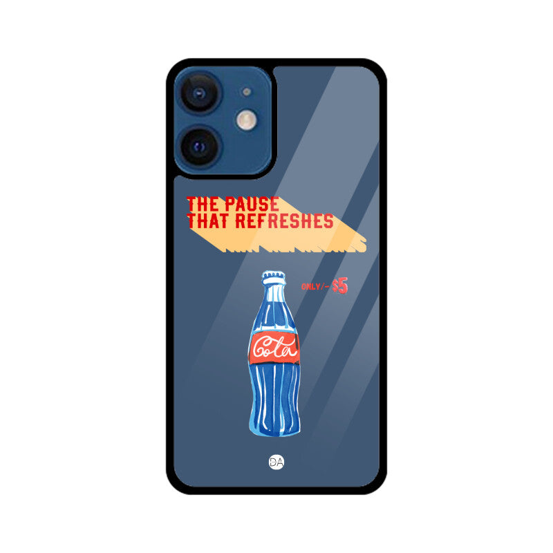 Cola Blue Design Case Cover For iPhone | Dhukeri Arts