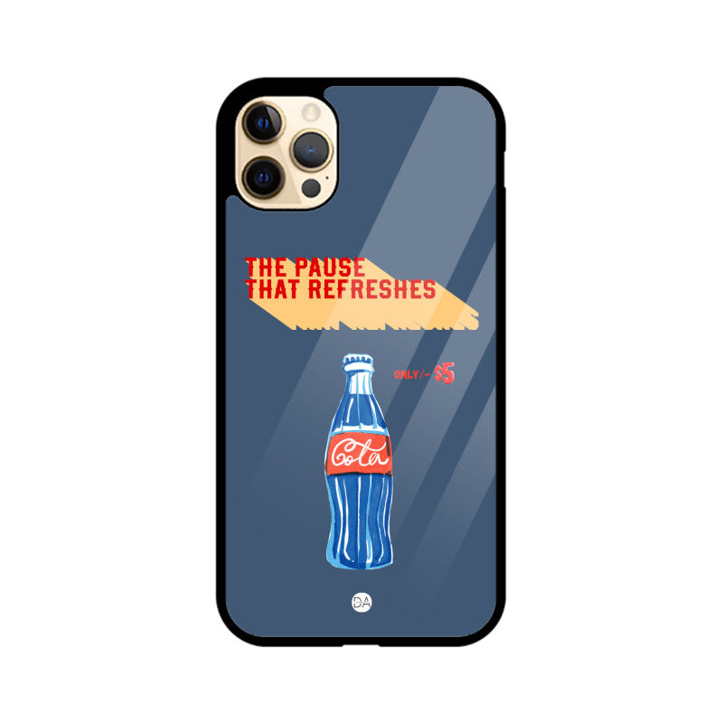 Cola Blue Design Case Cover For iPhone | Dhukeri Arts