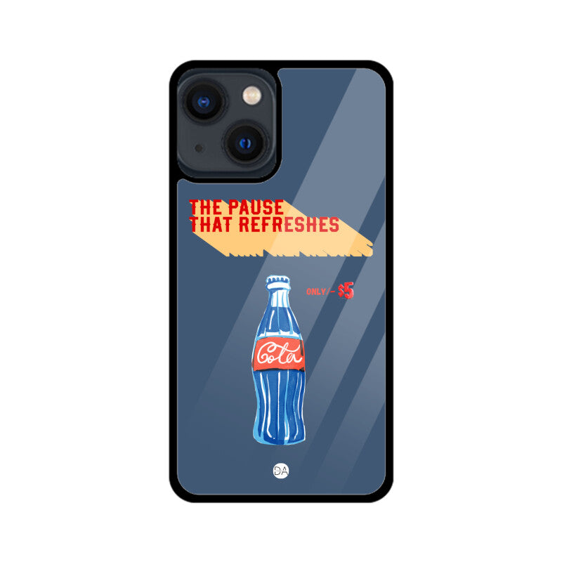 Cola Blue Design Case Cover For iPhone | Dhukeri Arts