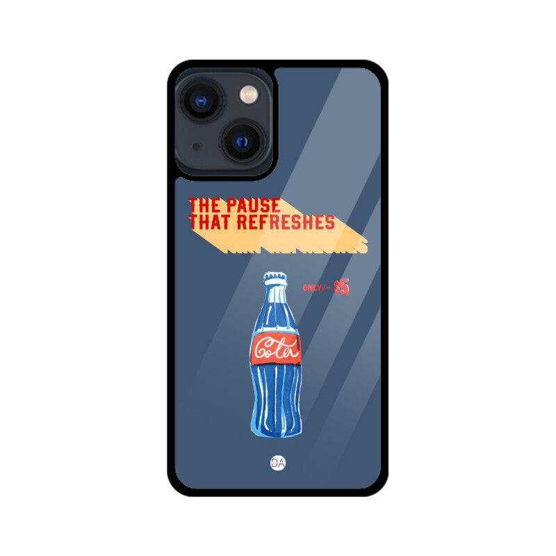 Cola Blue Design Case Cover For iPhone | Dhukeri Arts