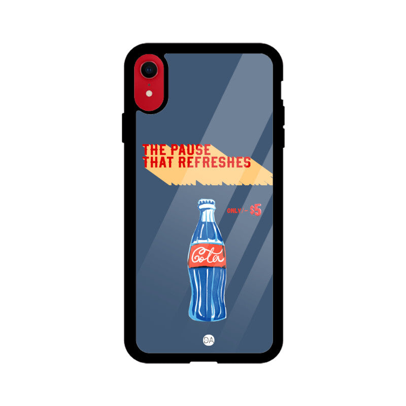 Cola Blue Design Case Cover For iPhone | Dhukeri Arts