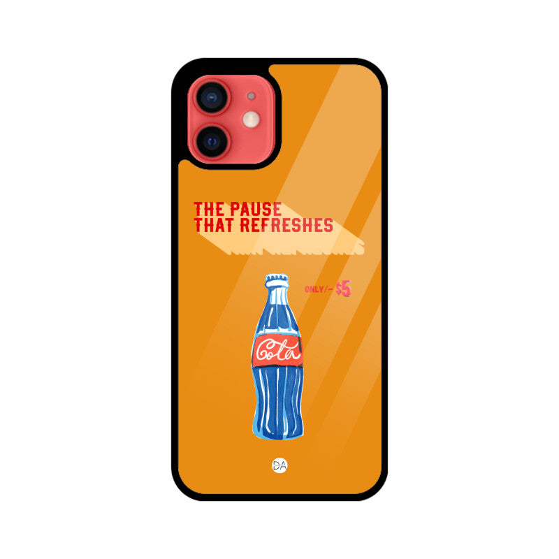 Cola Orange Design Case Cover For iPhone | Dhukeri Arts