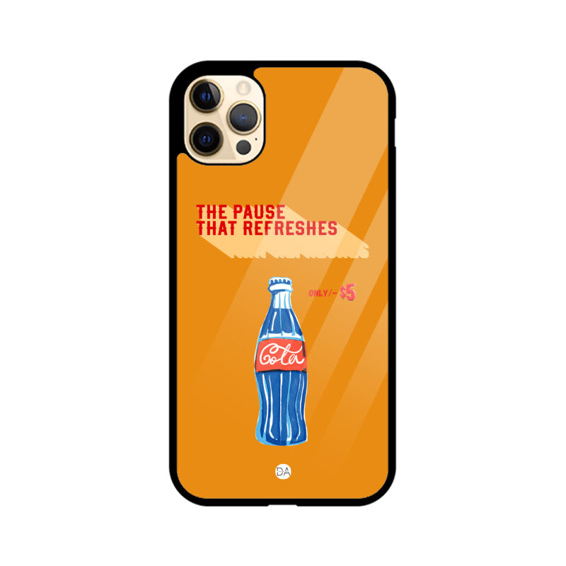 Cola Orange Design Case Cover For iPhone | Dhukeri Arts