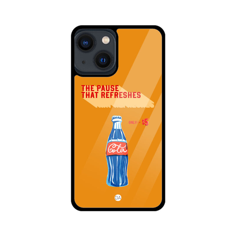 Cola Orange Design Case Cover For iPhone | Dhukeri Arts