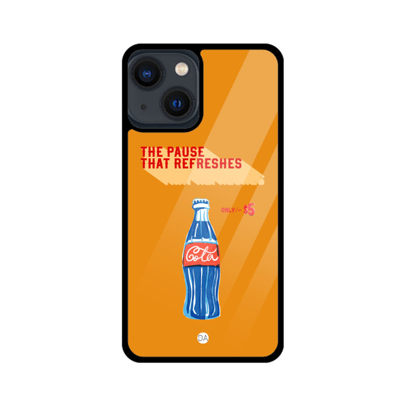 Cola Orange Design Case Cover For iPhone | Dhukeri Arts