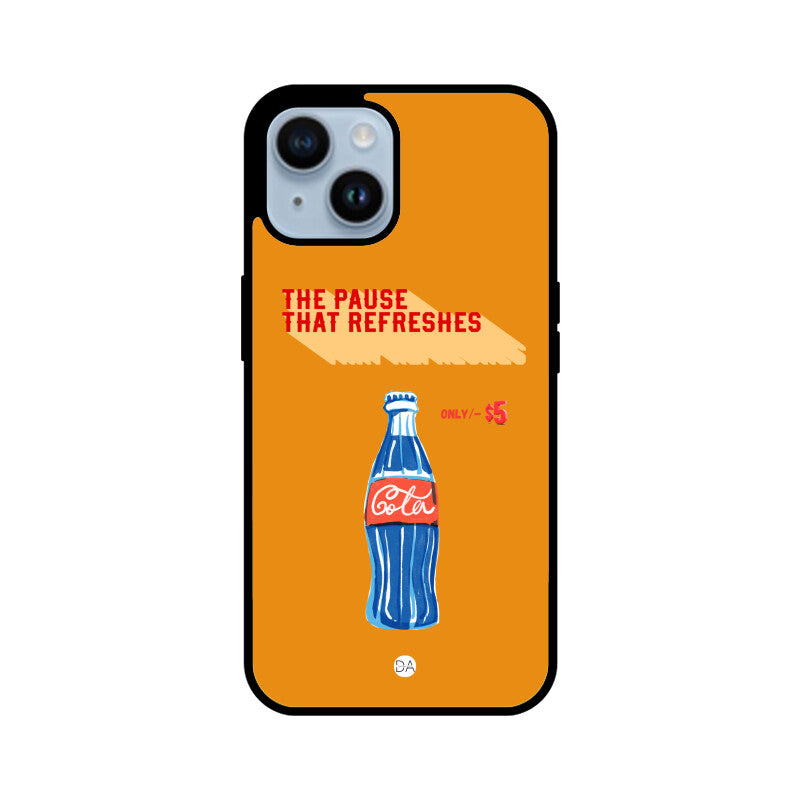 Cola Orange Design Case Cover For iPhone | Dhukeri Arts