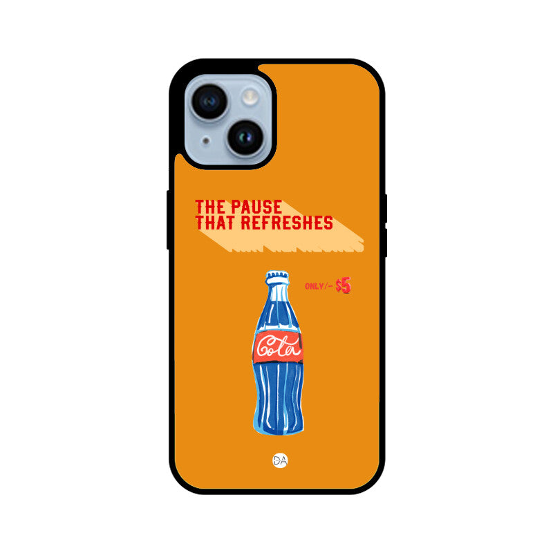 Cola Orange Design Case Cover For iPhone | Dhukeri Arts