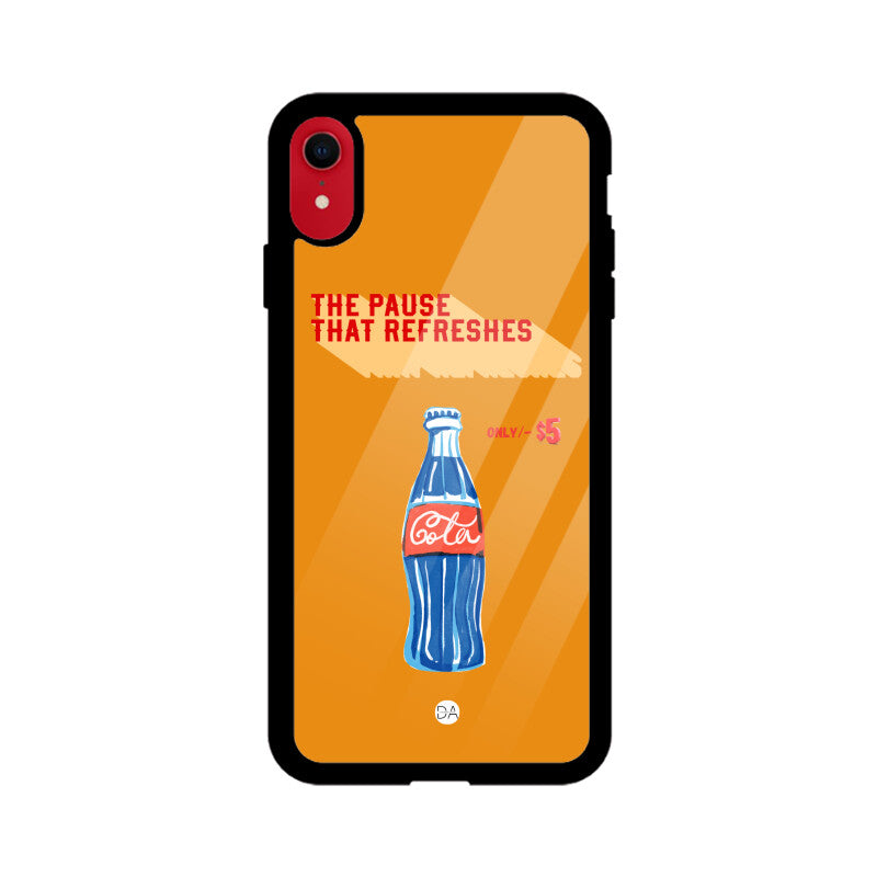 Cola Orange Design Case Cover For iPhone | Dhukeri Arts