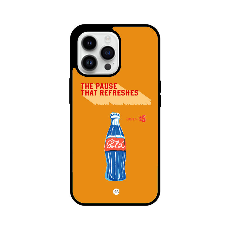 Cola Orange Design Case Cover For iPhone | Dhukeri Arts