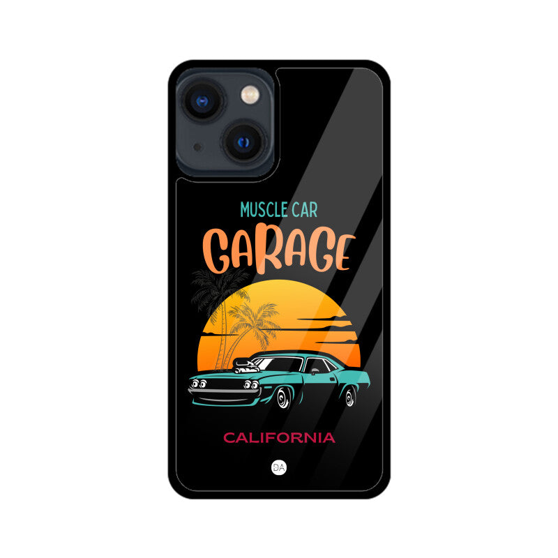 Muscle Car Black Design Case For iPhone