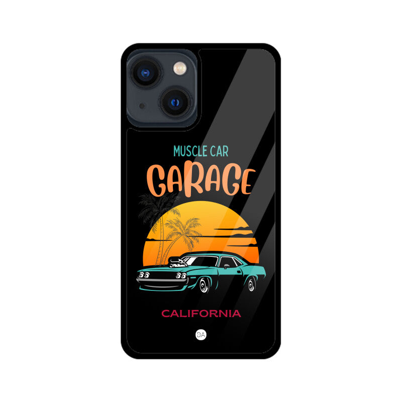 Muscle Car Black Design Case For iPhone