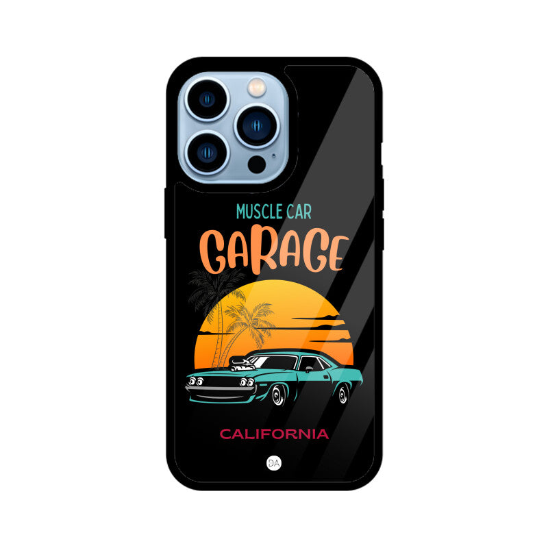 Muscle Car Black Design Case For iPhone