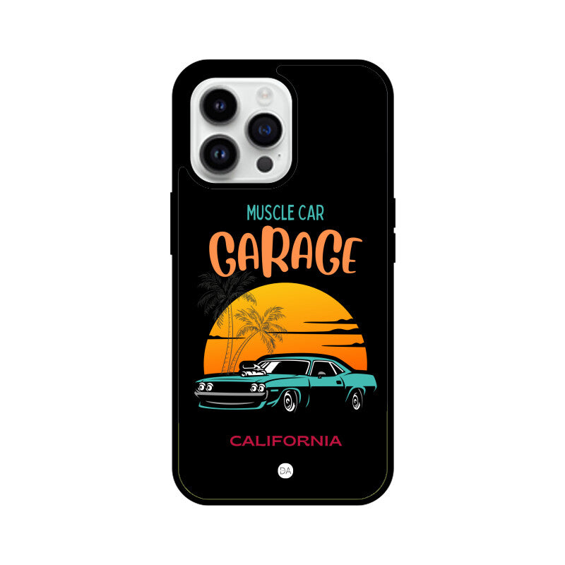 Muscle Car Black Design Case For iPhone