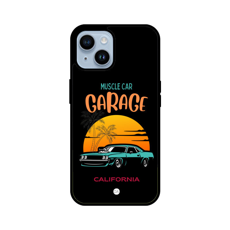 Muscle Car Black Design Case For iPhone