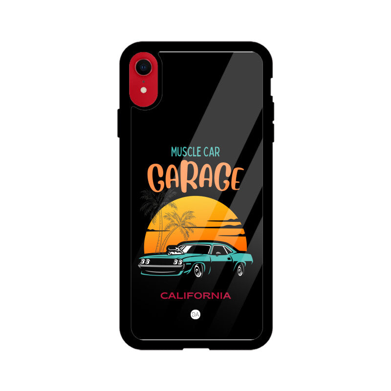 Muscle Car Black Design Case For iPhone