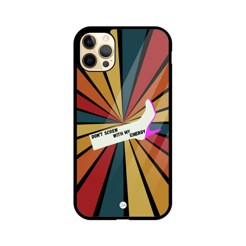 Energy Quote Multicolour Design Case Cover For iPhone | Dhukeri Arts