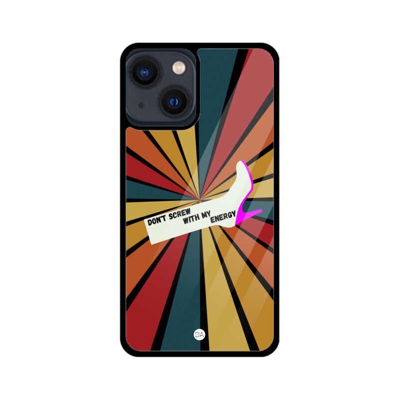 Energy Quote Multicolour Design Case Cover For iPhone | Dhukeri Arts