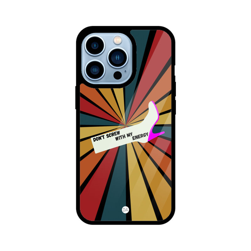 Energy Quote Multicolour Design Case Cover For iPhone | Dhukeri Arts