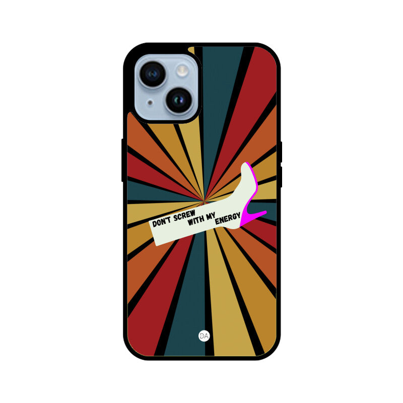 Energy Quote Multicolour Design Case Cover For iPhone | Dhukeri Arts