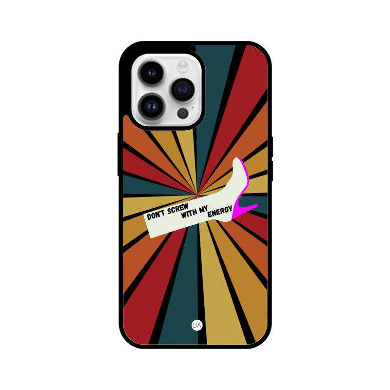 Energy Quote Multicolour Design Case Cover For iPhone | Dhukeri Arts