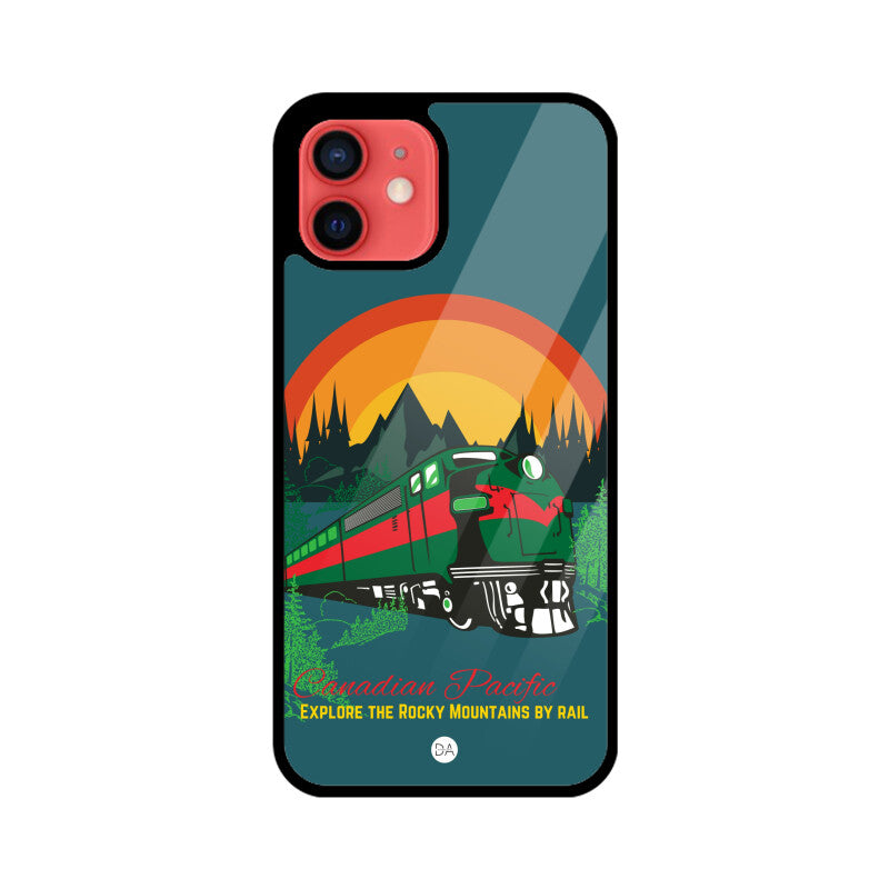 Canadian Train Design Case Cover For iPhone | Dhukeri Arts