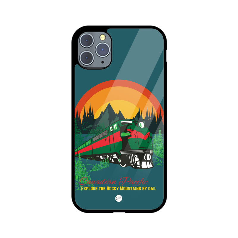 Canadian Train Design Case Cover For iPhone | Dhukeri Arts