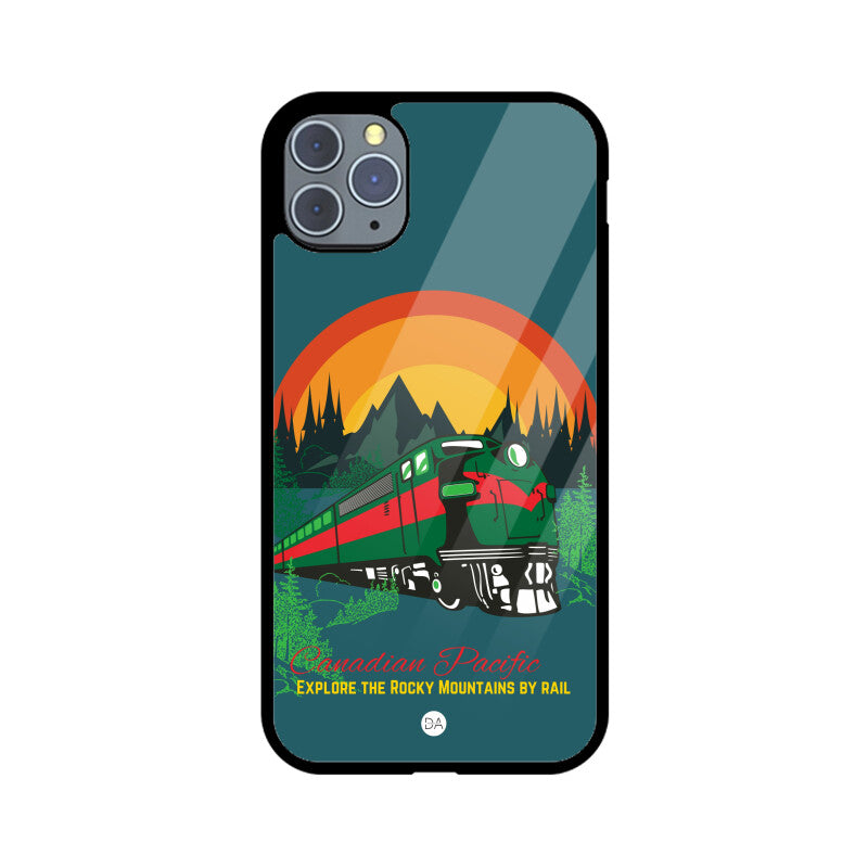 Canadian Train Design Case Cover For iPhone | Dhukeri Arts