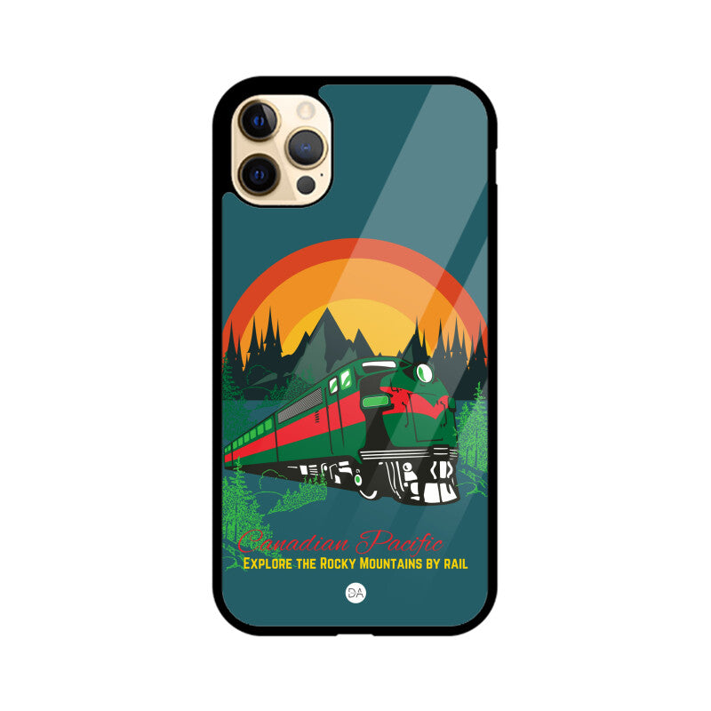 Canadian Train Design Case Cover For iPhone | Dhukeri Arts