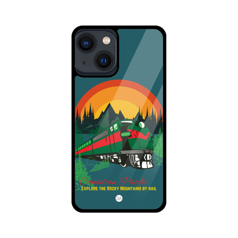 Canadian Train Design Case Cover For iPhone | Dhukeri Arts