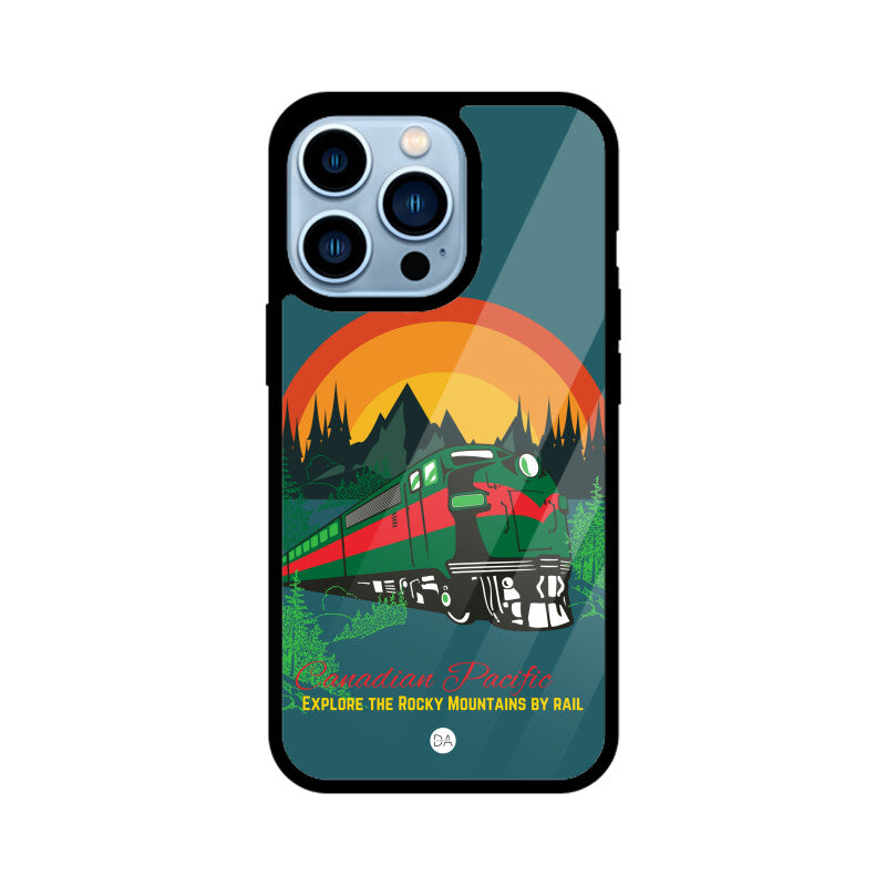 Canadian Train Design Case Cover For iPhone | Dhukeri Arts