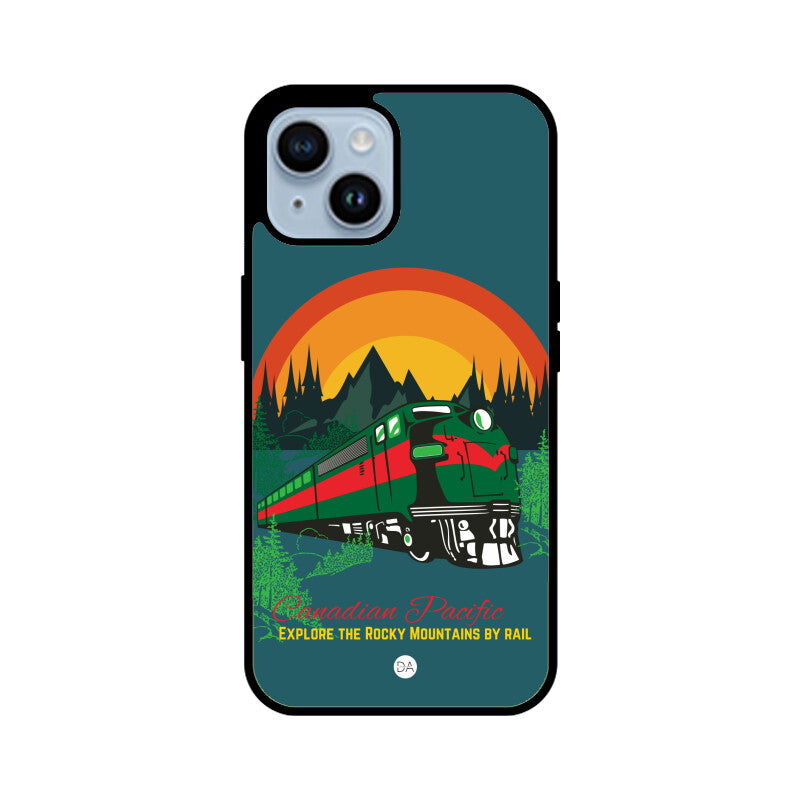 Canadian Train Design Case Cover For iPhone | Dhukeri Arts