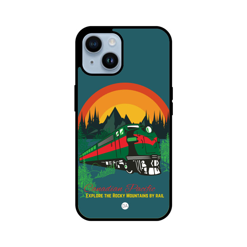 Canadian Train Design Case Cover For iPhone | Dhukeri Arts