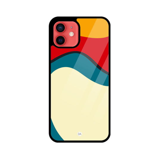 Abstract Colors Lava Design Case For iPhone