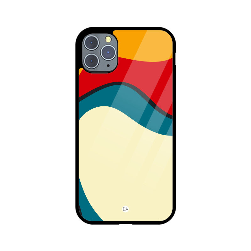 Abstract Colors Lava Design Case For iPhone