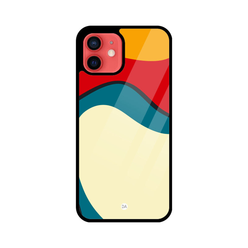 Abstract Colors Lava Design Case For iPhone