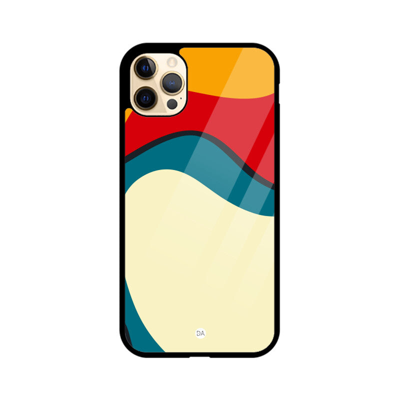 Abstract Colors Lava Design Case For iPhone