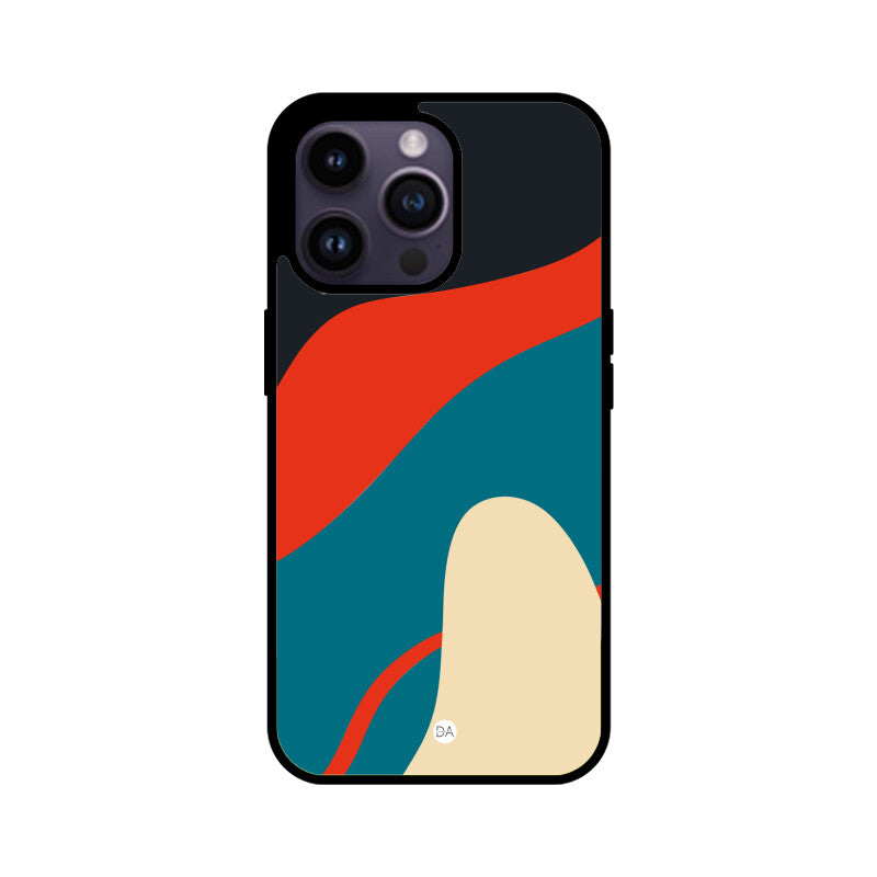 Abstract Colors Eclipse Red Design Case For iPhone
