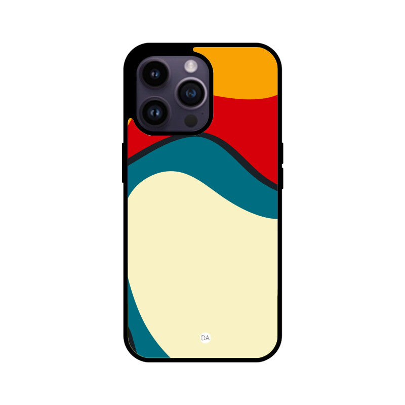 Abstract Colors Lava Design Case For iPhone