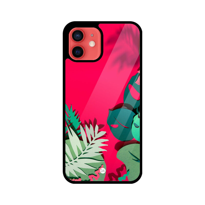 Painting Leaves Red Design Case For iPhone